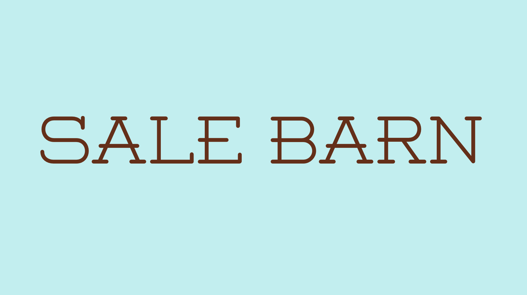 SALE BARN