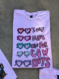 Cowboy Eyes Valentines Graphic