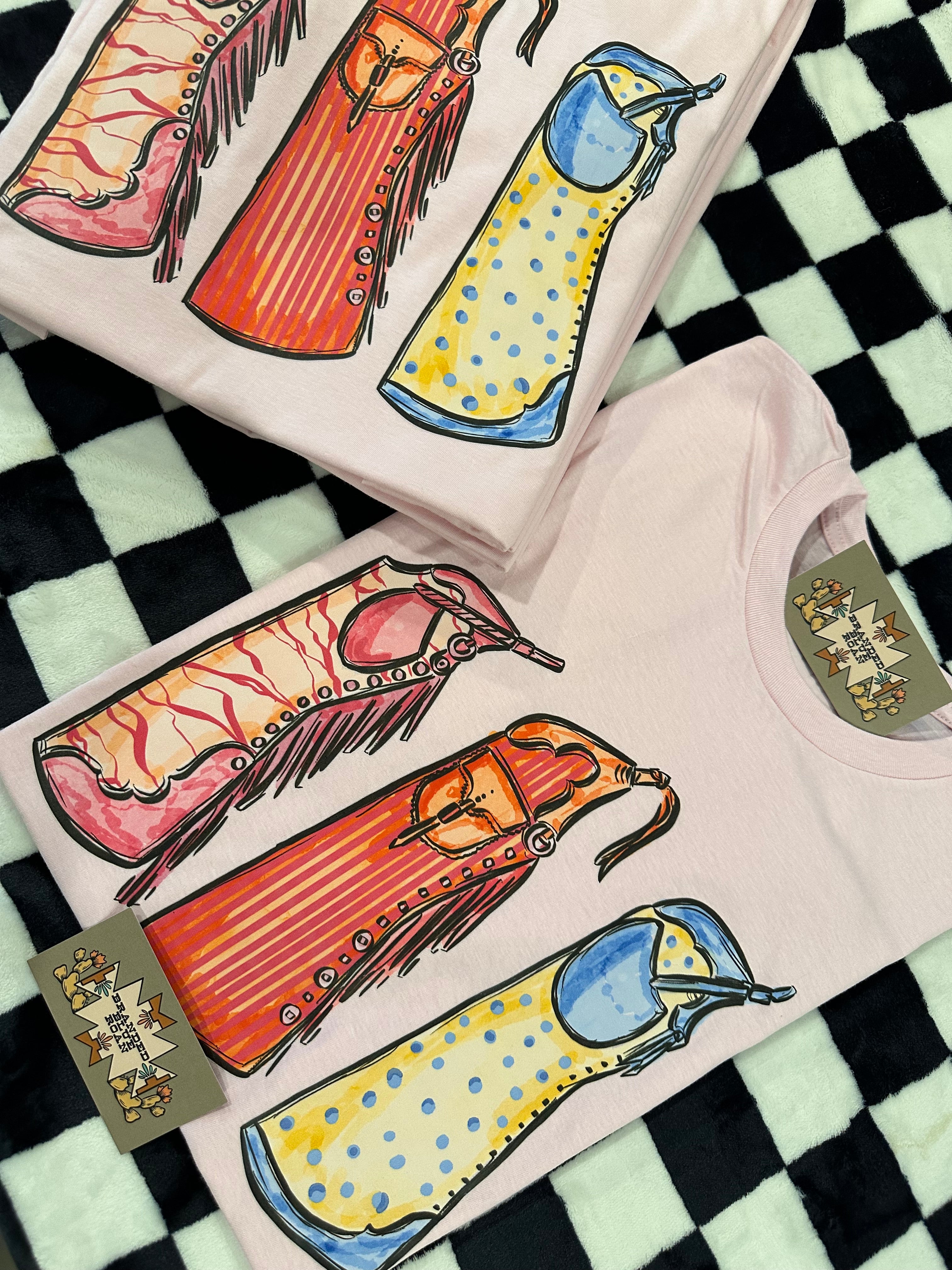 Glow & Go Chaps Tee & Crew