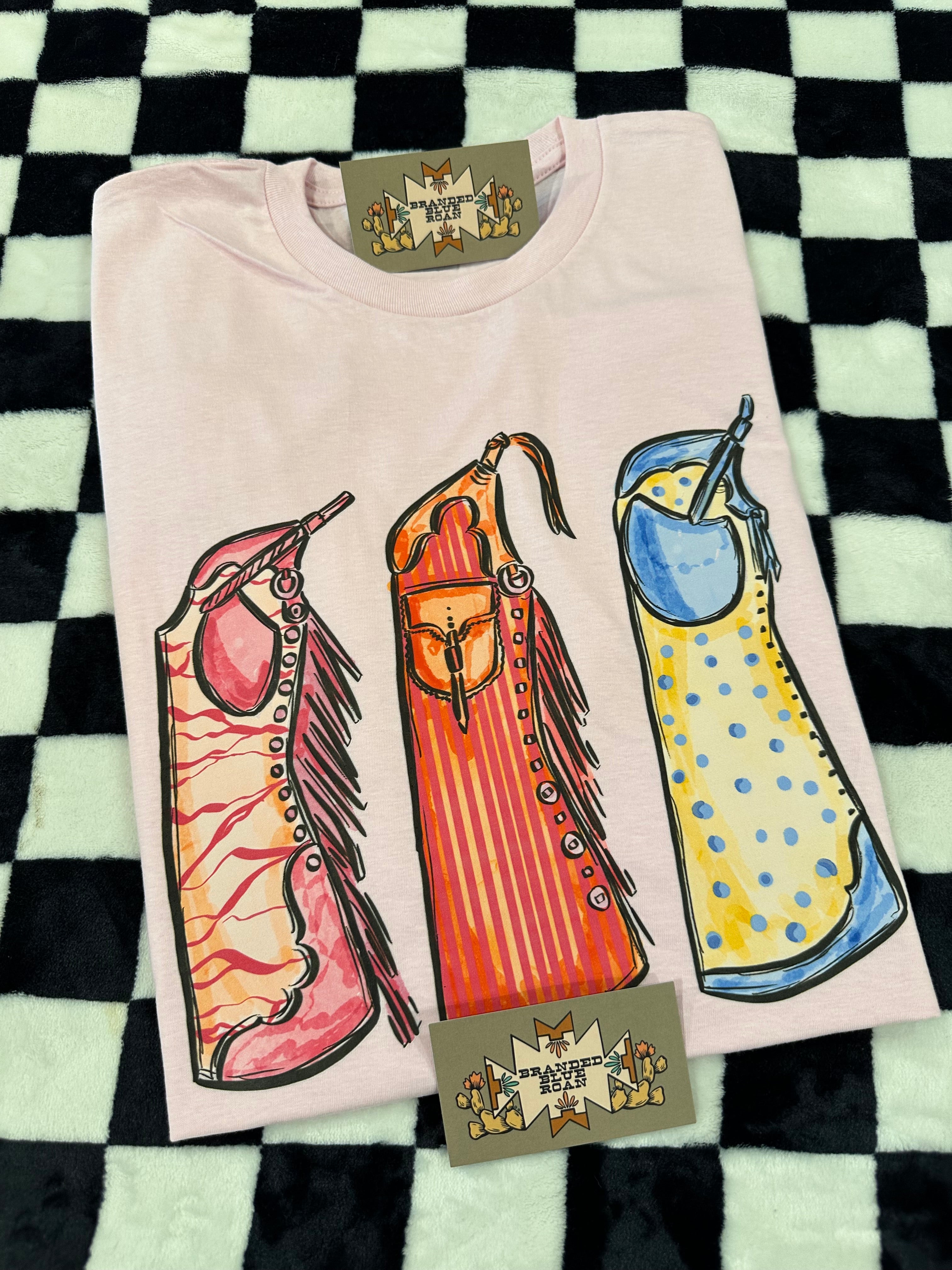 Glow & Go Chaps Tee & Crew