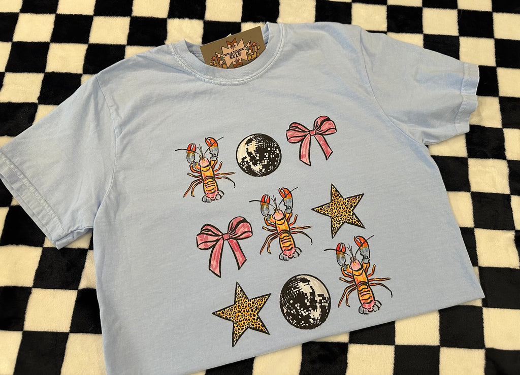 Crawfish Cowgirl Comfort Colors Tee