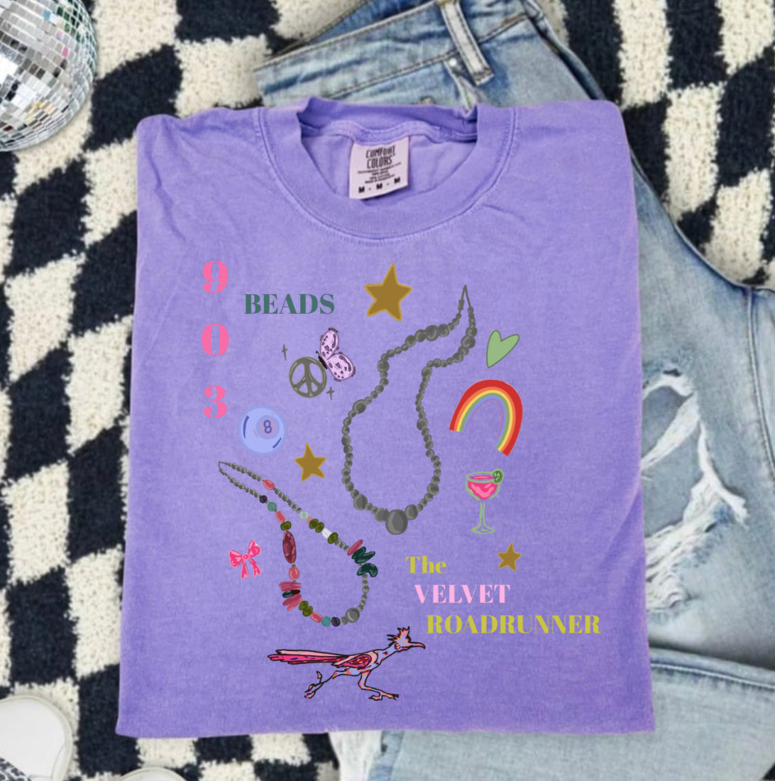 taylor tshirt - purple