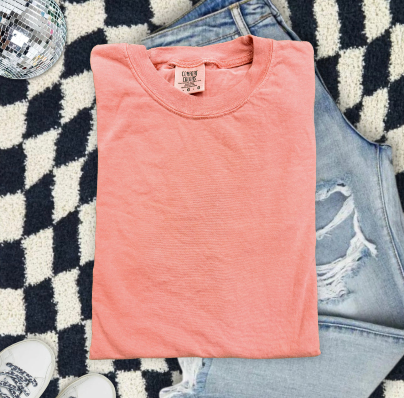 taylor tshirt - peach (903)