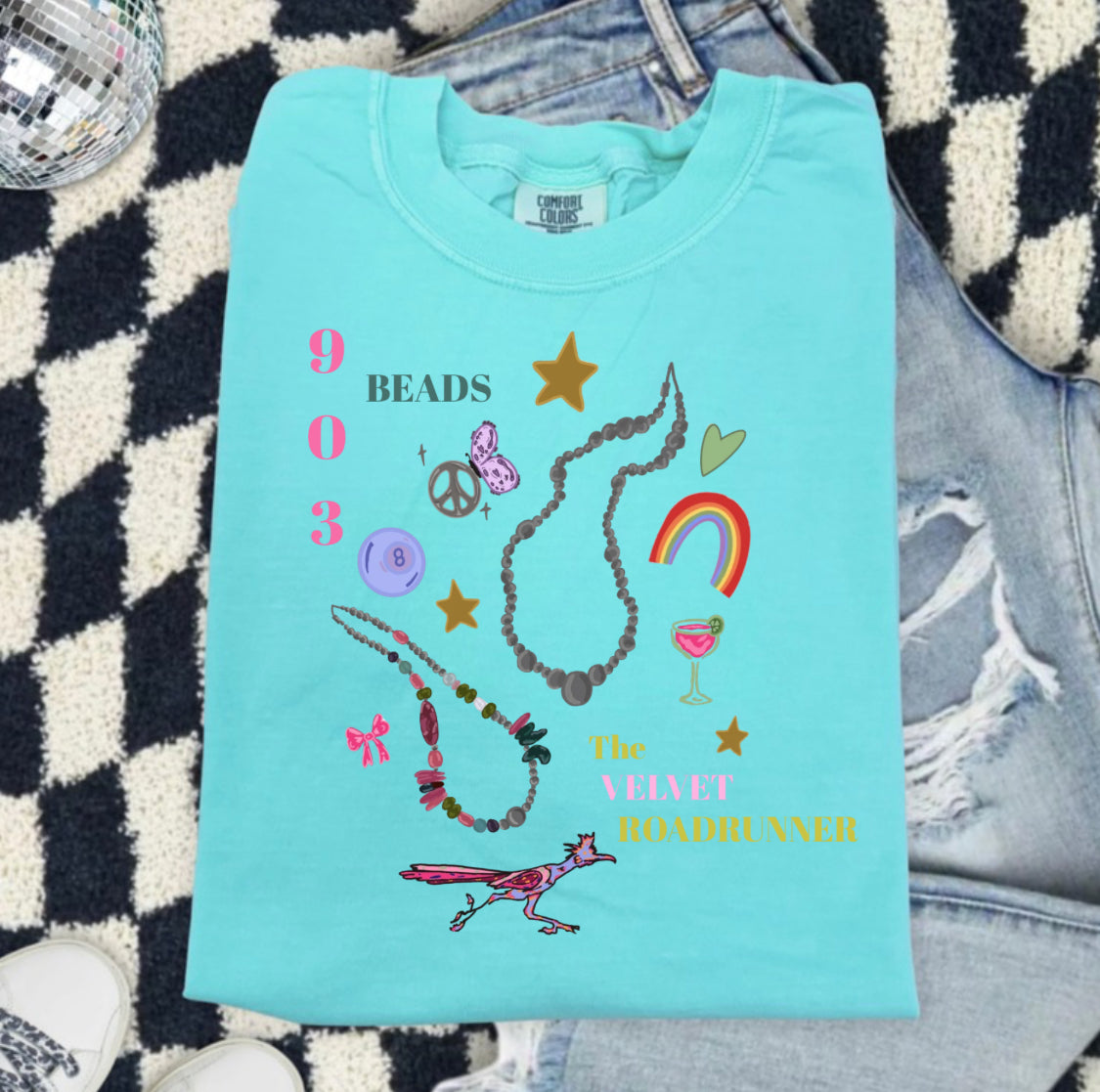 taylor tshirt - bright blue