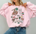 reagan - light pink crewneck & hoodie