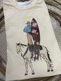 Surfs Up Cowboy graphic tee - Comfort Colors