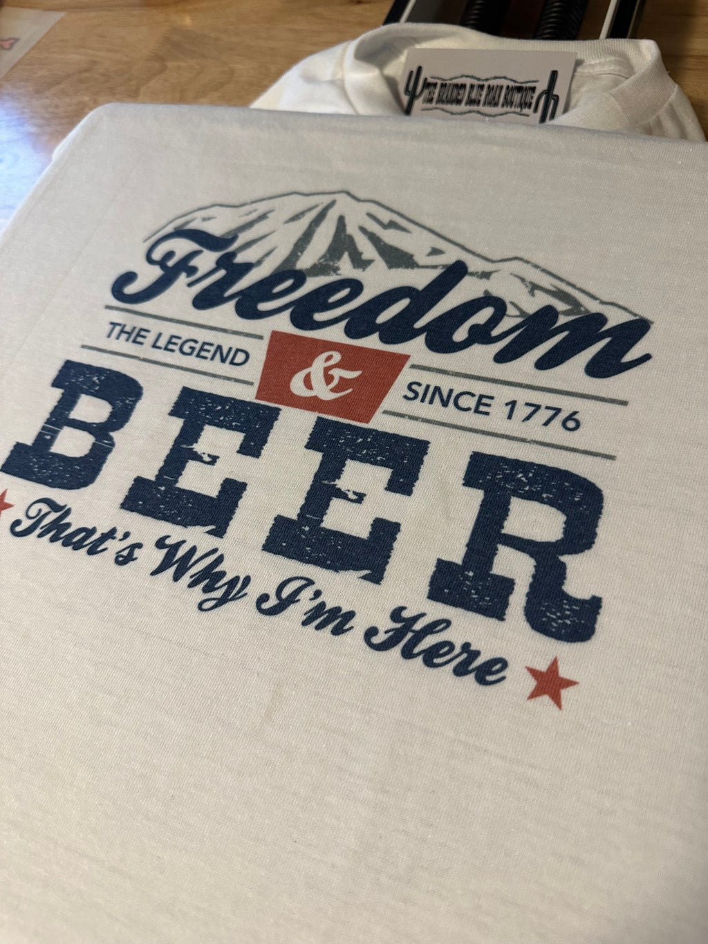 Freedom of Beer Graphic Tee