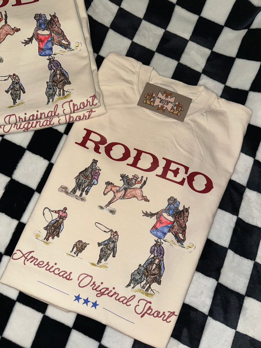 Rodeo Collage comfort colors (cream)