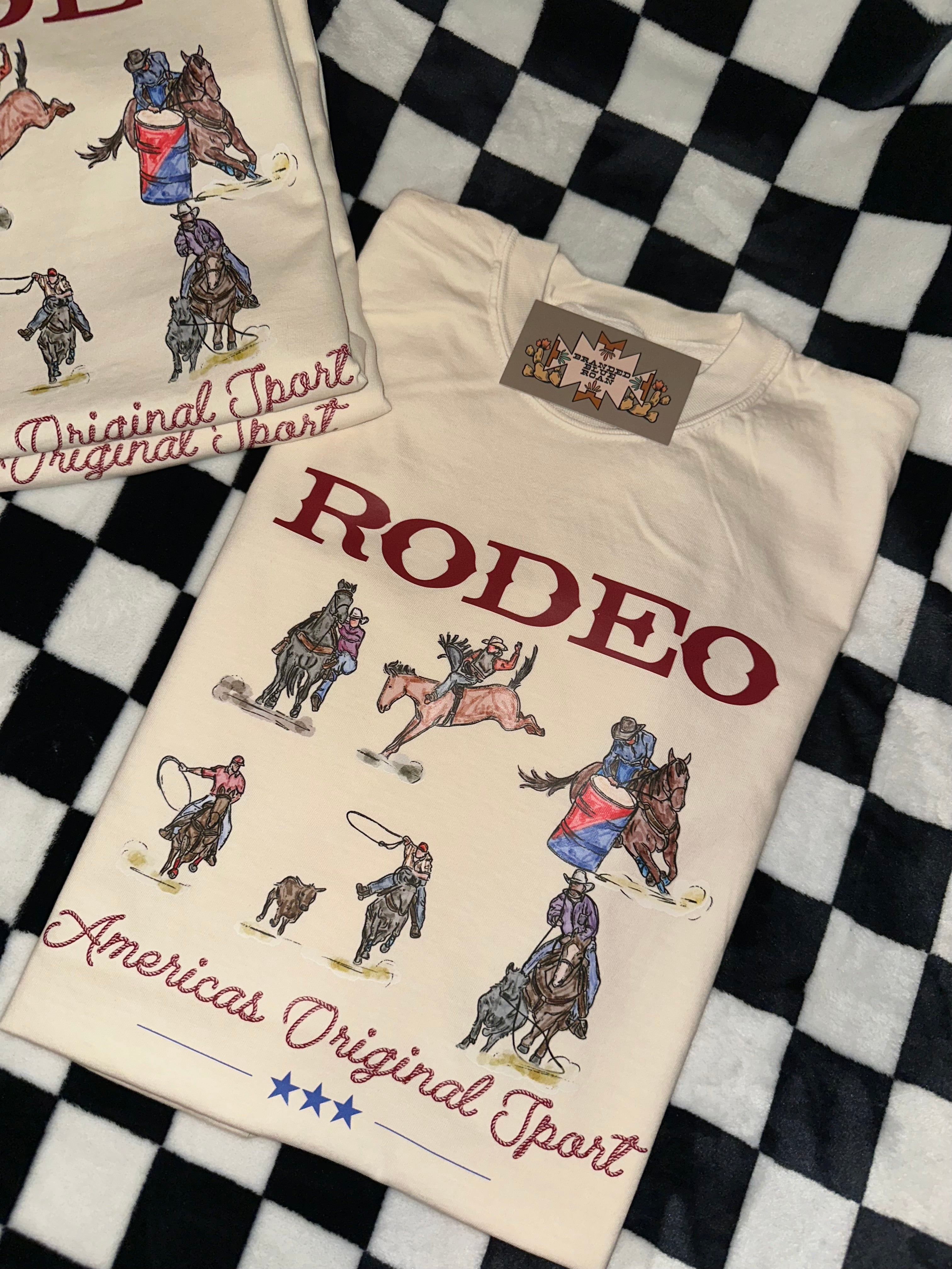 Rodeo Collage comfort colors (cream)