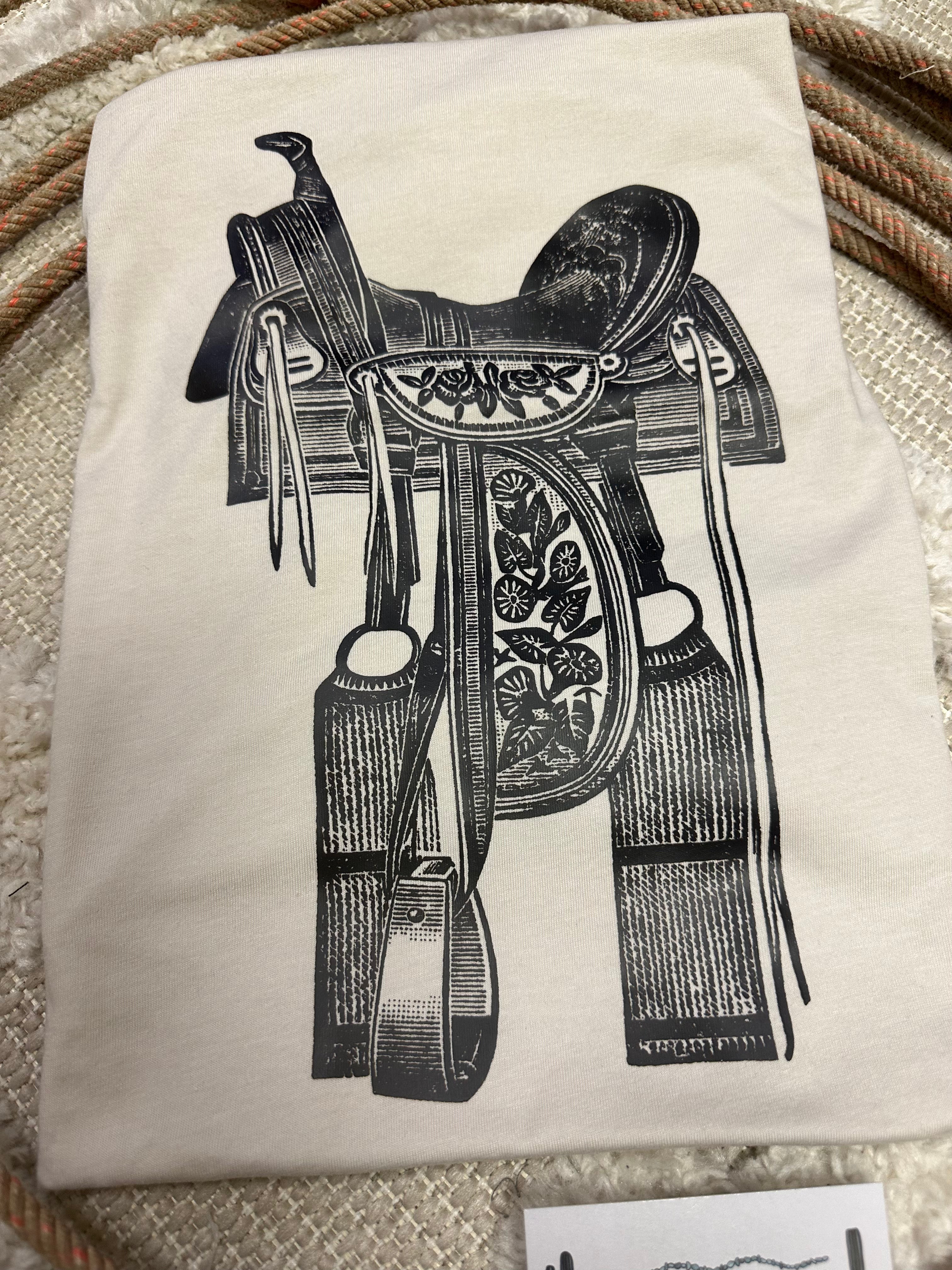 Vintage Saddle Western Graphic Tee - RTS
