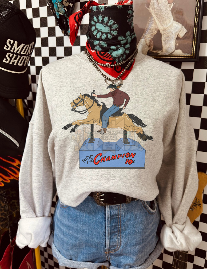 Champion Ride Graphic - Ash