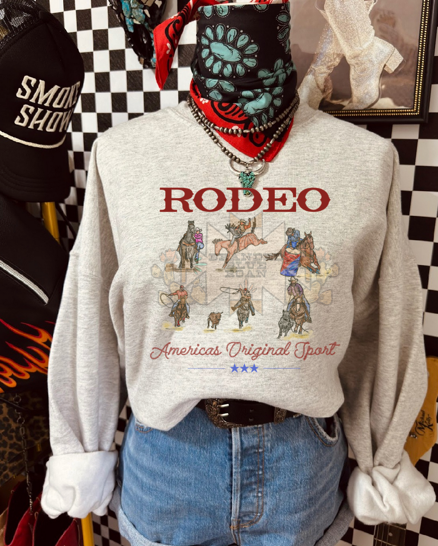 Rodeo Collage Graphic - Ash