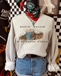 Punchin Bulls Graphic - Ash