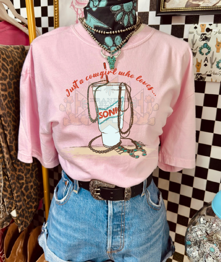 Favorite Drink Graphic - Pink