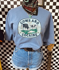 Cows & Grass comfort colors (blue)