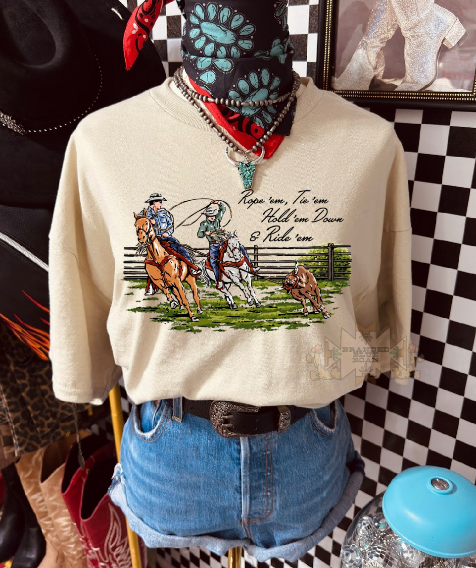 Slack & Steer Graphic - Tan