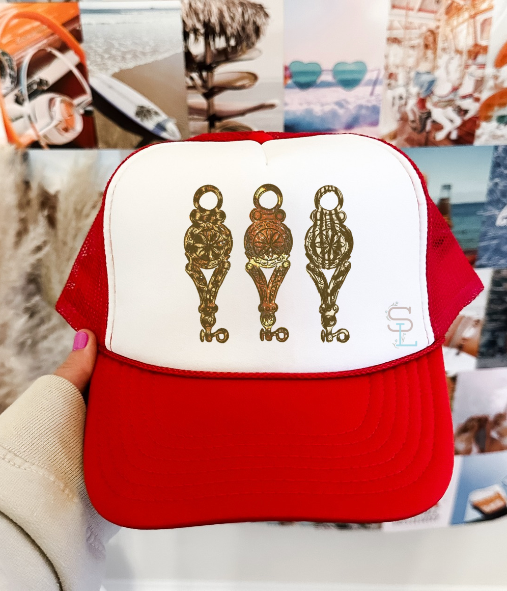 Safari Bits - Red Trucker Hat