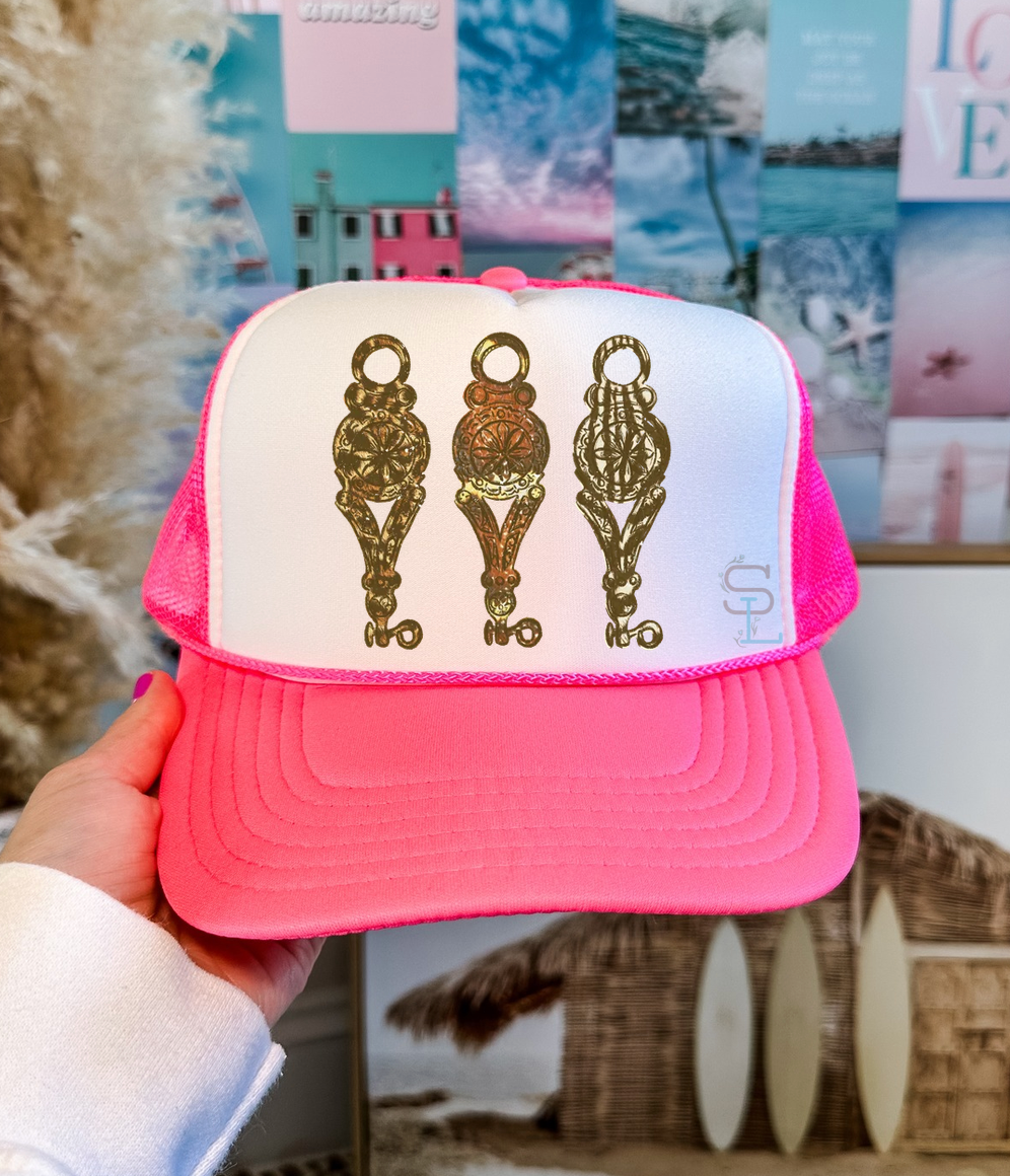 Safari Bits - Pink Trucker Hat
