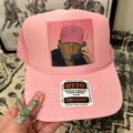 Pink 1-800-MAGA Trucker Hat